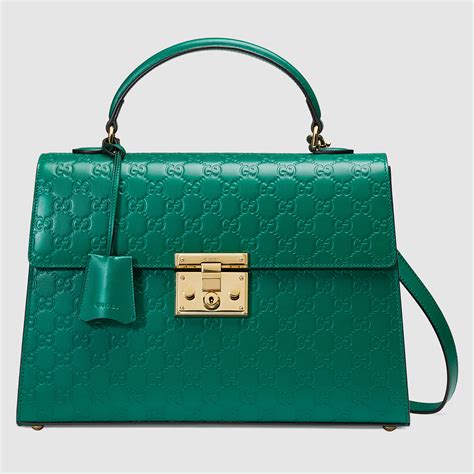 emerald gucci bag|gucci leather shoulder bag.